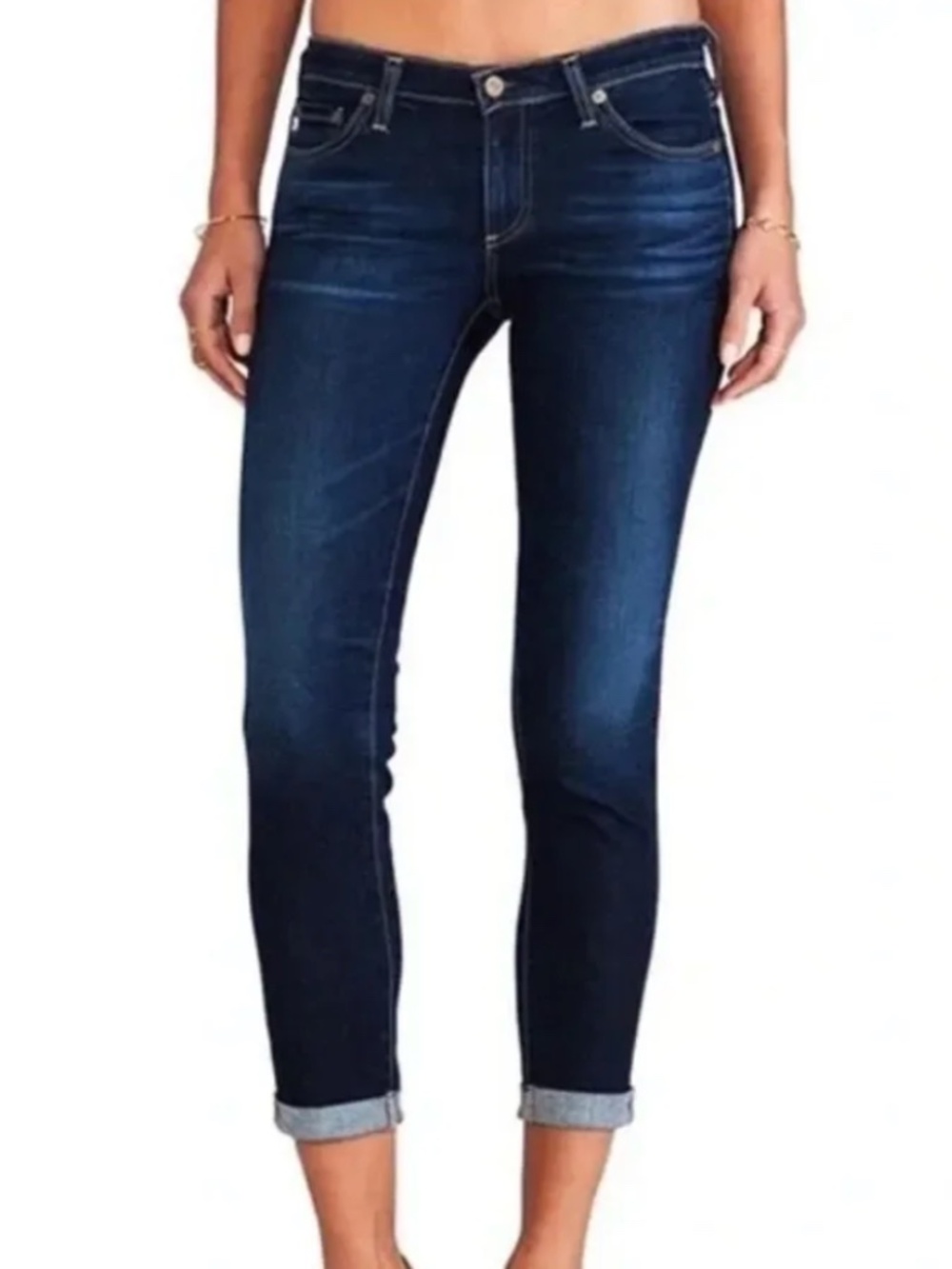 AG Adriano Goldschmied The Stilt Roll up Jeans